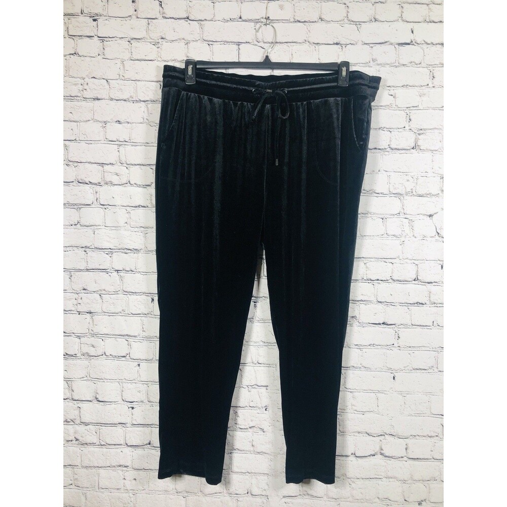 Torrid Women Jogger Pants Elastic Waist Drawstring Black Plus Size 3
